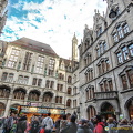 Neue Rathaus (New Town Hall) courtyard